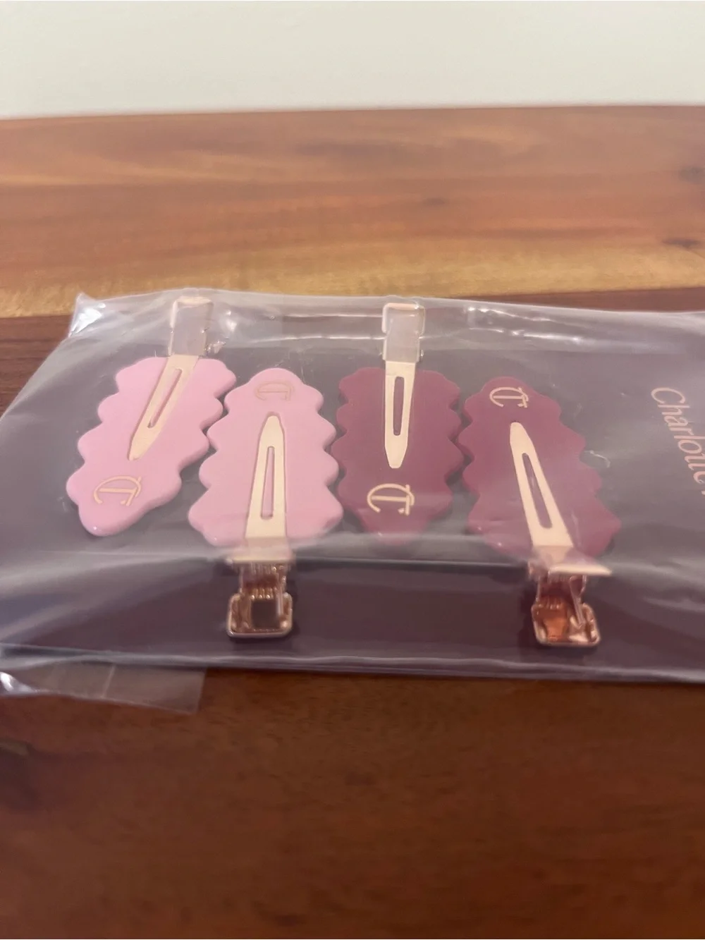 Charlotte Tilbury Pink & Rose Wave Hair Clip Set for Kids